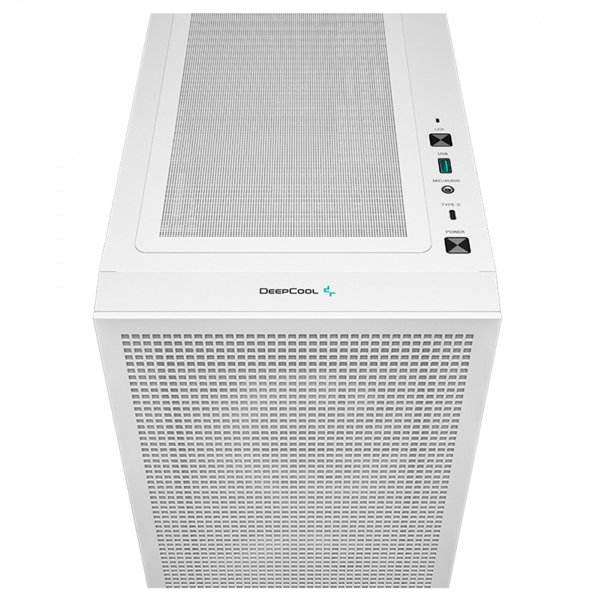 Gabinete Gamer DeepCool CH360 Digital WH, Mid Tower, Vidro Temperado, M-ATX, White, Sem Fonte, Com 3 Fans ARGB, R-CH360-WHAPE3D-G-1