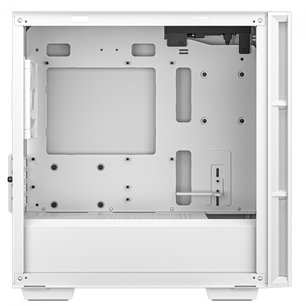 Gabinete Gamer DeepCool CH360 WH, ARGB, Mid Tower, Vidro Temperado, M-ATX, Sem Fonte, Com 3 Fans, Branco, R-CH360-WHAPE3-G-1