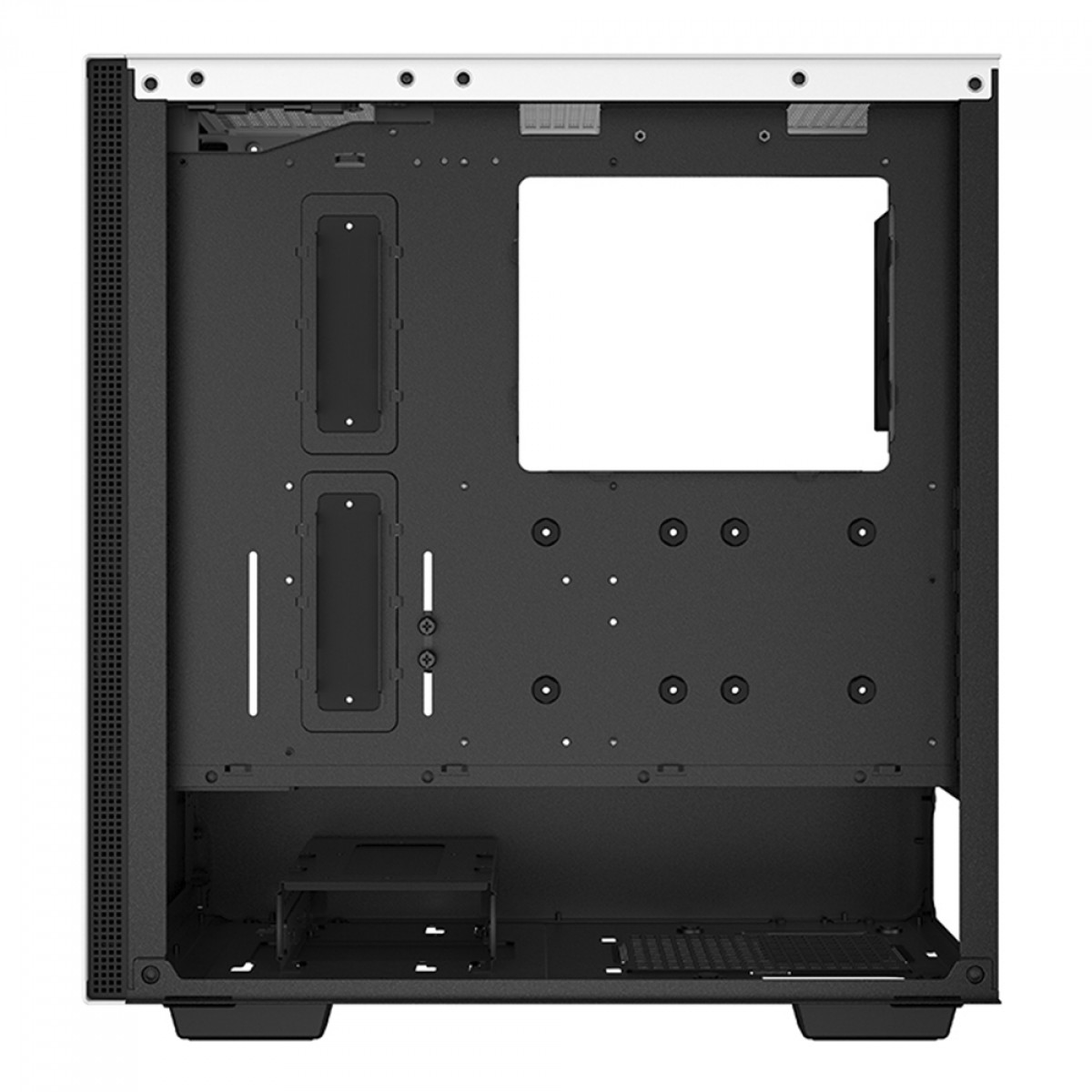 Gabinete Gamer DeepCool CH510 WH, Mid Tower, Vidro Temperado, Sem Fonte, Com 1 Fan, White, R-CH510-WHNNE1-G-1