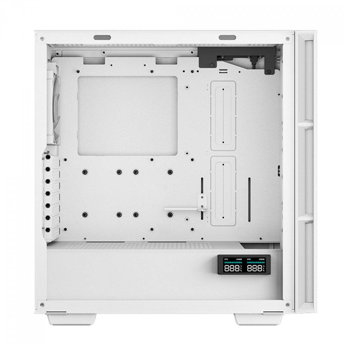 Gabinete Gamer DeepCool CH560 Digital WH, Mid Tower, Vidro Temperado, E-ATX, White, Sem Fonte, Com 4 Fans ARGB, R-CH560-WHAPE4D-G-1