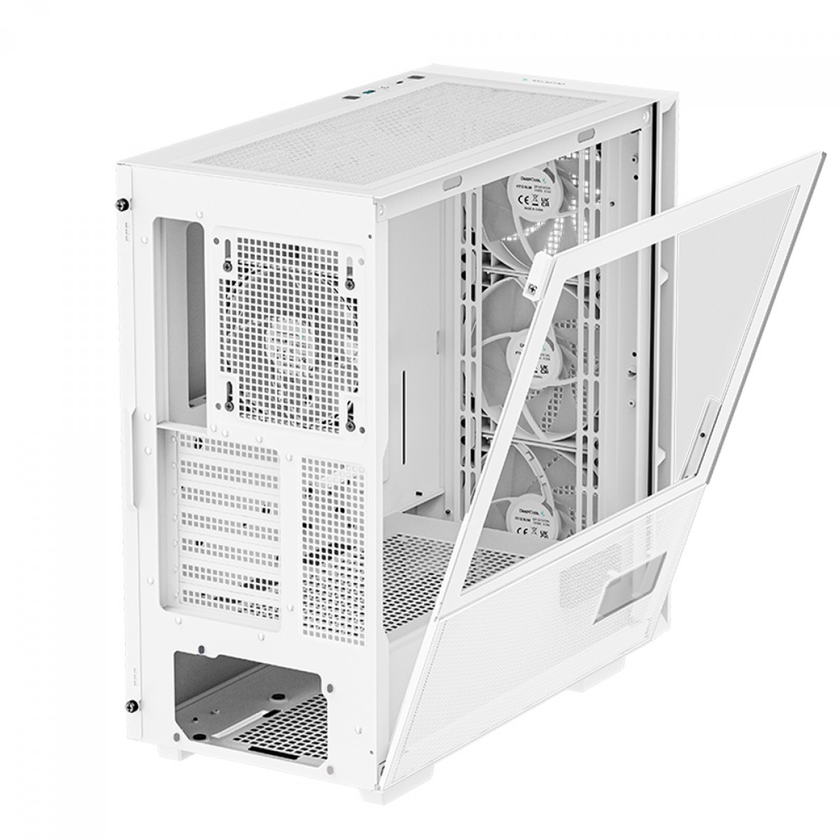 Gabinete Gamer DeepCool CH560 Digital WH, Mid Tower, Vidro Temperado, E-ATX, White, Sem Fonte, Com 4 Fans ARGB, R-CH560-WHAPE4D-G-1