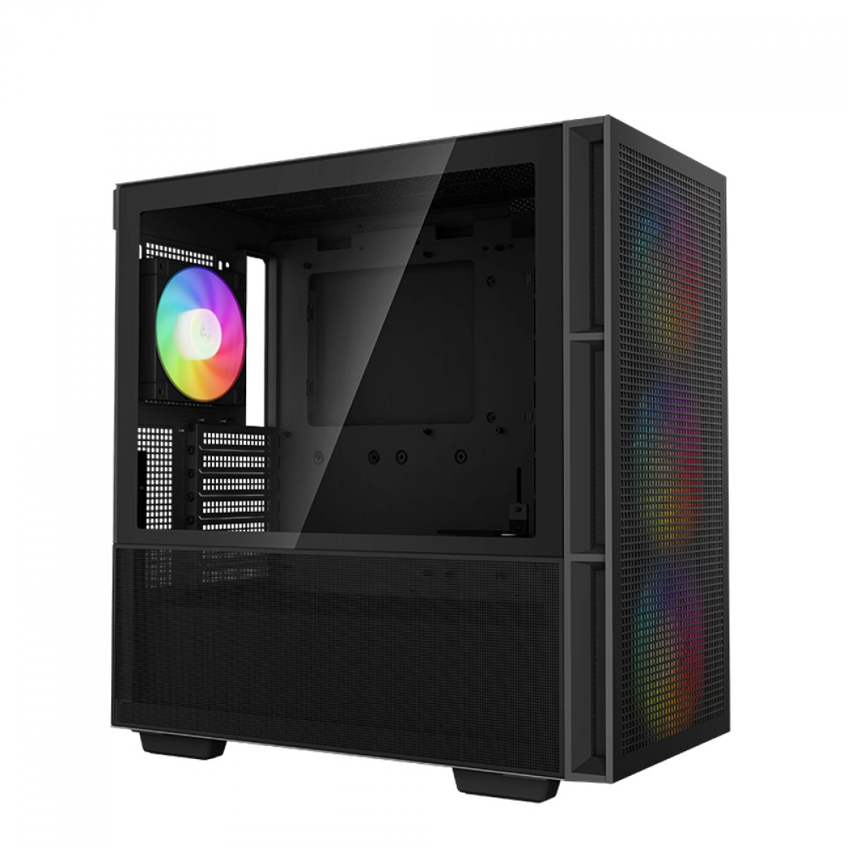 Gabinete Gamer DeepCool CH560, Mid Tower, Vidro Temperado, E-ATX, Black, Sem Fonte, Com 4 Fans ARGB, R-CH560-BKAPE4-G-1