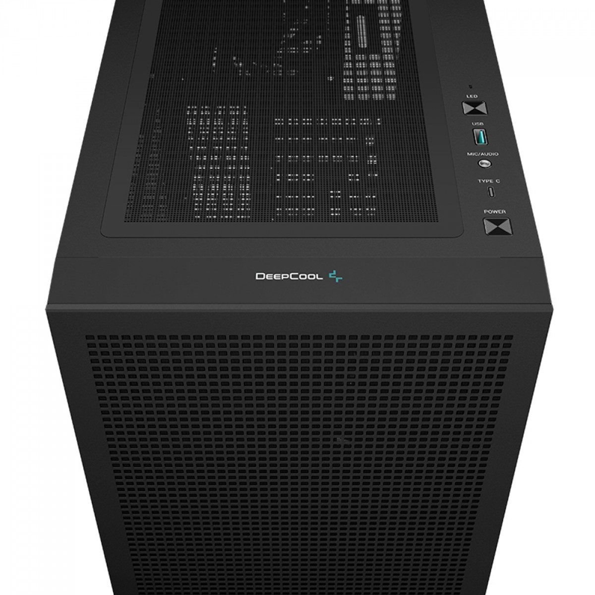 Gabinete Gamer DeepCool CH560, Mid Tower, Vidro Temperado, E-ATX, Black, Sem Fonte, Com 4 Fans ARGB, R-CH560-BKAPE4-G-1