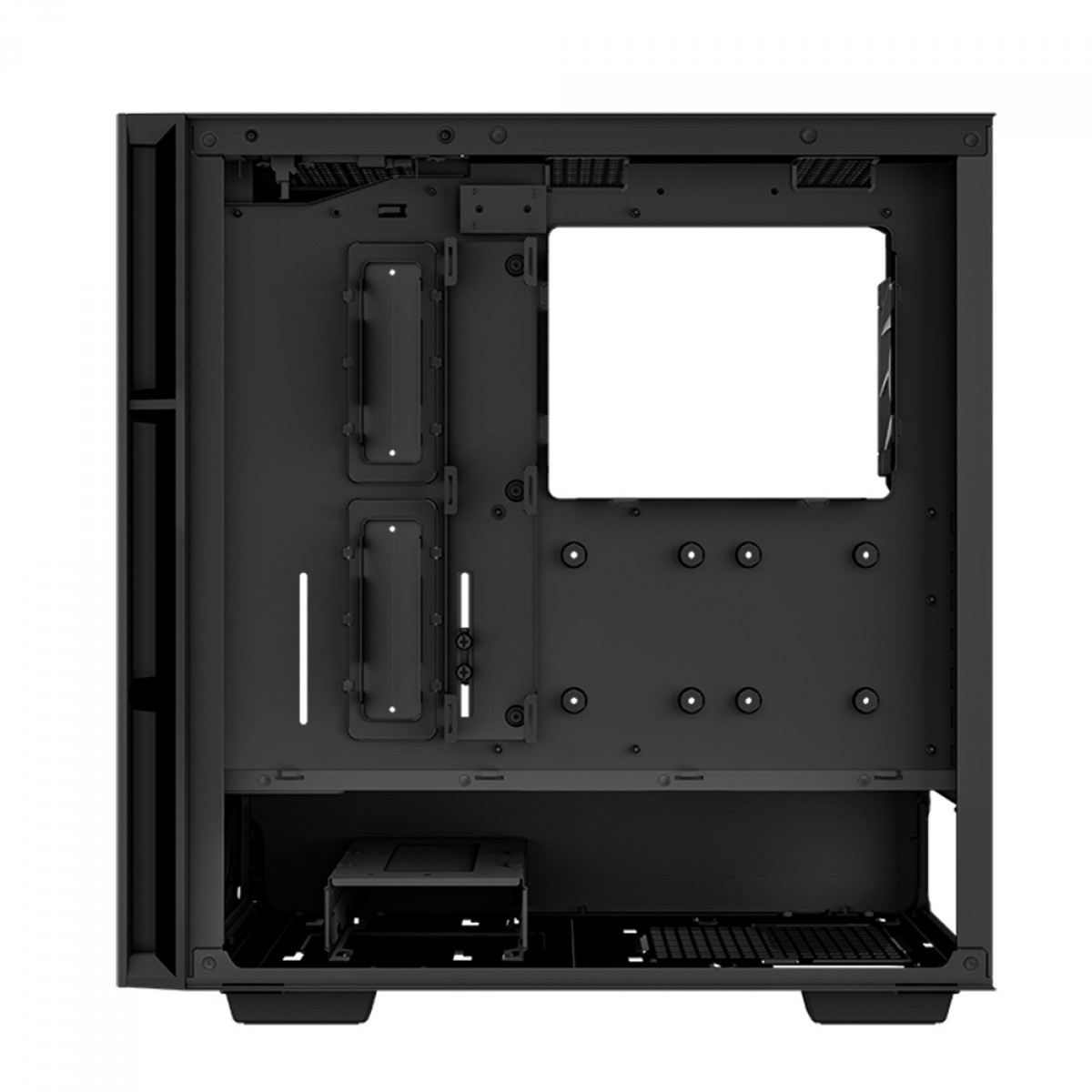 Gabinete Gamer DeepCool CH560, Mid Tower, Vidro Temperado, E-ATX, Black, Sem Fonte, Com 4 Fans ARGB, R-CH560-BKAPE4-G-1