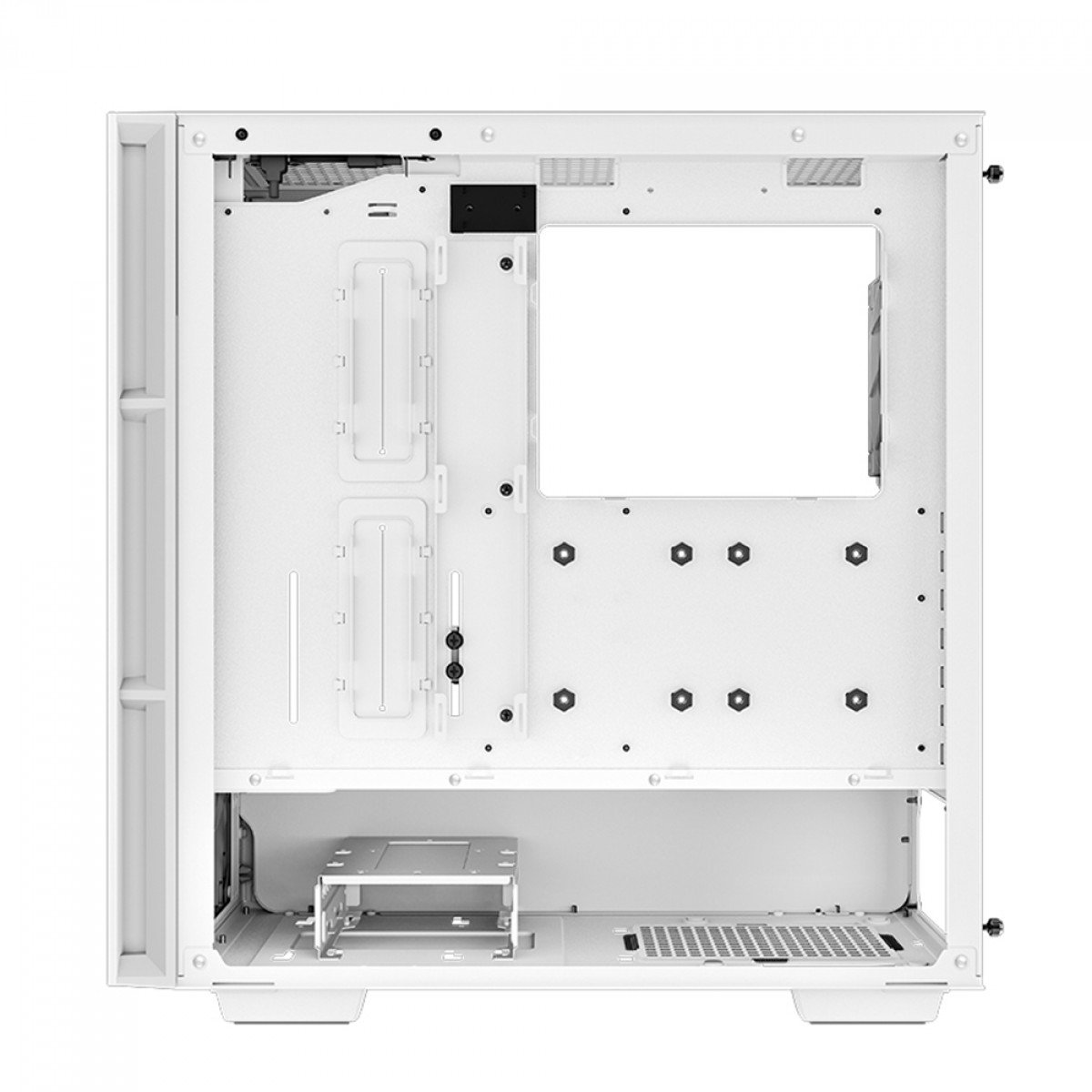 Gabinete Gamer DeepCool CH560, Mid Tower, Vidro Temperado, E-ATX, White, Sem Fonte, Com 4 Fans ARGB, R-CH560-WHAPE4-G-1