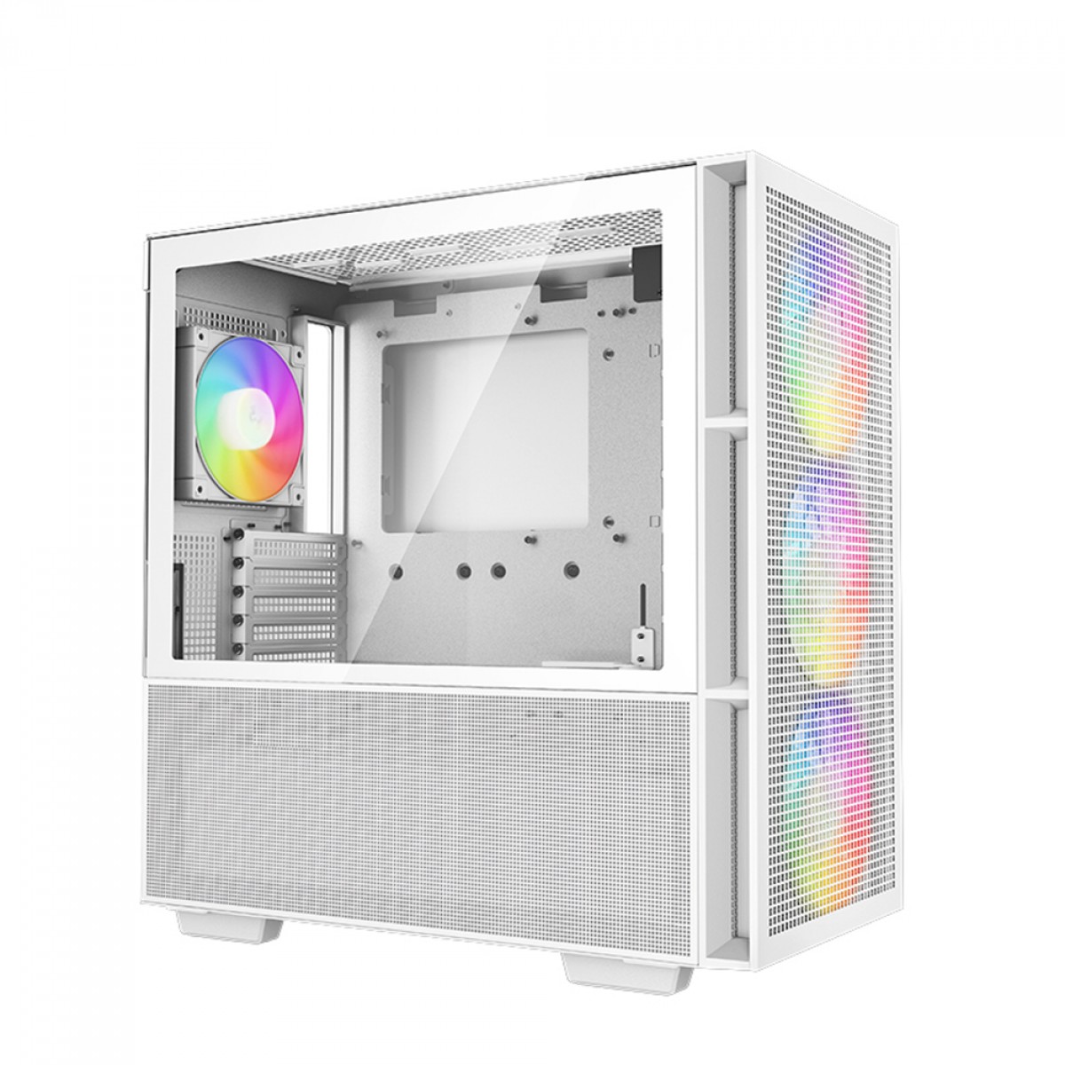 Gabinete Gamer DeepCool CH560, Mid Tower, Vidro Temperado, E-ATX, White, Sem Fonte, Com 4 Fans ARGB, R-CH560-WHAPE4-G-1
