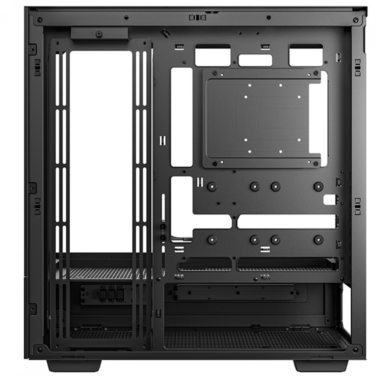 Gabinete Gamer DeepCool CH690 Digital, Mid Tower, Vidro Temperado, ATX, Sem Fonte, Sem Fans, Preto, R-CH690-BKNNA0D-G-1