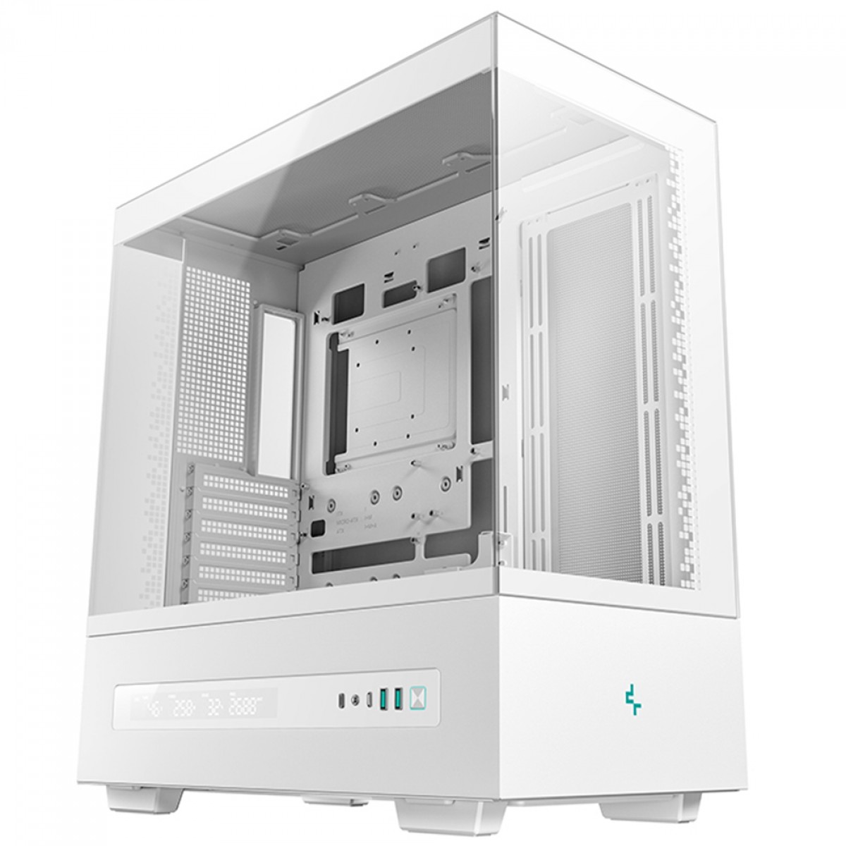 Gabinete Gamer DeepCool CH690 Digital WH, Mid Tower, Vidro Temperado, ATX, Sem Fonte, Sem Fans, Branco, R-CH690-WHNNA0D-G-1