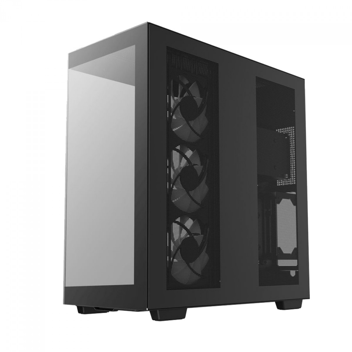 Gabinete Gamer DeepCool CH780, Full Tower, Vidro Temperado, E-ATX, Black, Sem Fonte, Com 3 Fans ARGB, CH780-BKADE41-G-1