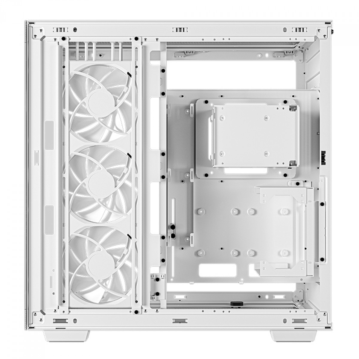 Gabinete Gamer DeepCool CH780 WH, Full Tower, Vidro Temperado, E-ATX, White, Sem Fonte, Com 3 Fans ARGB, R-CH780-WHADE41-G-1