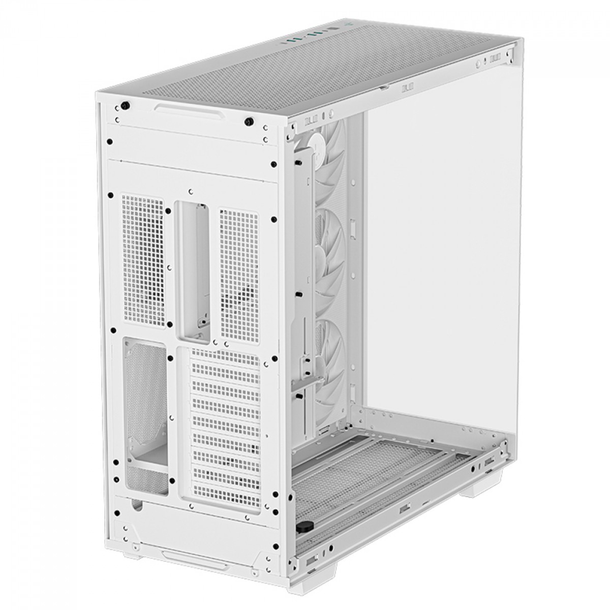 Gabinete Gamer DeepCool CH780 WH, Full Tower, Vidro Temperado, E-ATX, White, Sem Fonte, Com 3 Fans ARGB, R-CH780-WHADE41-G-1