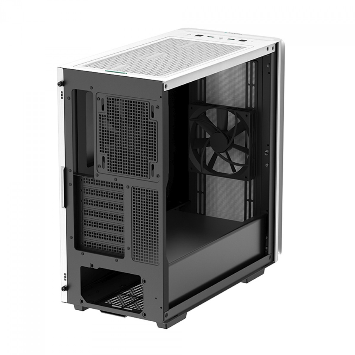 Gabinete Gamer DeepCool CK500 WH, White, Mid Tower, Vidro Temperado, E-ATX, Sem Fonte, Com 2 Fans, R-CK500-WHNNE2-G-1