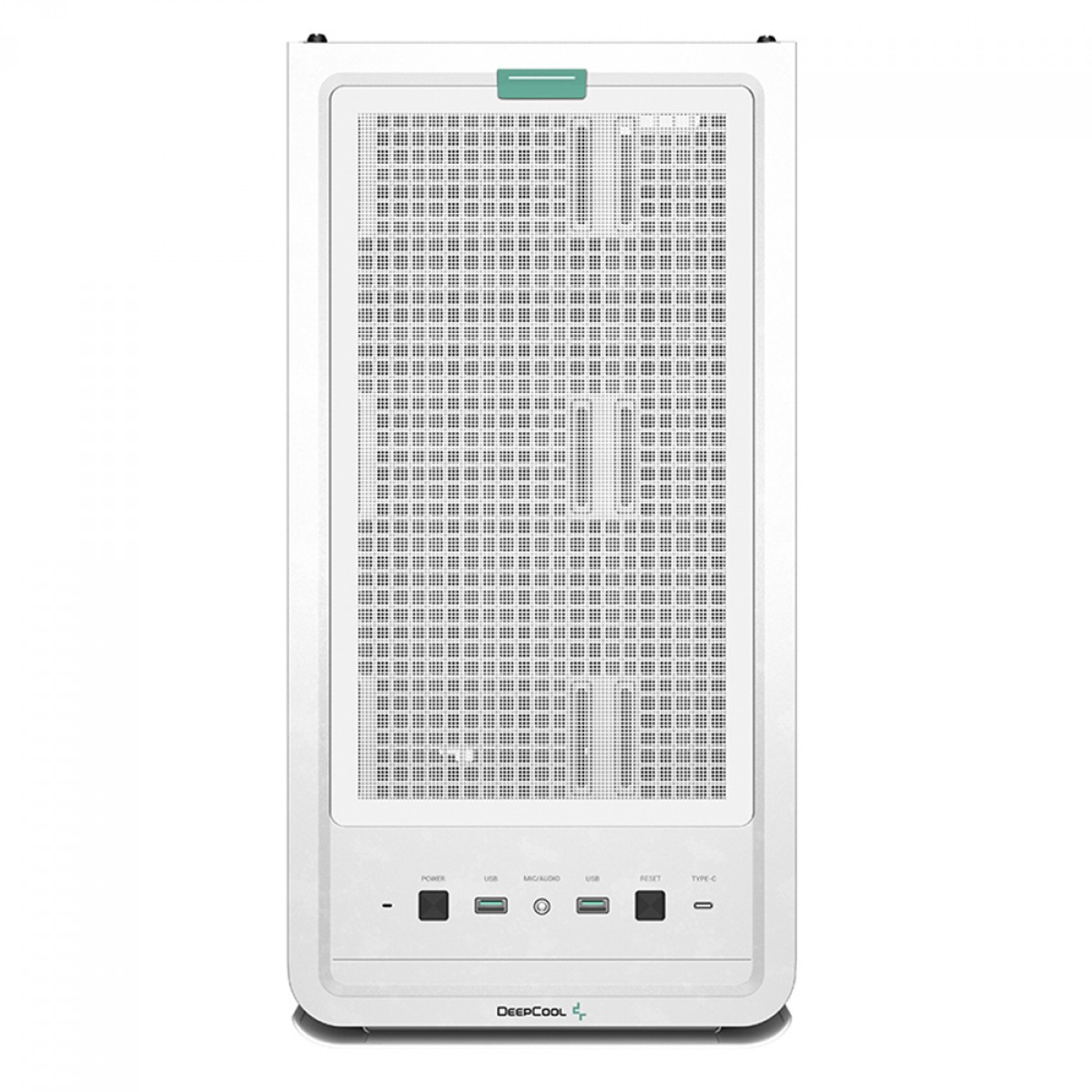 Gabinete Gamer DeepCool CK500 WH, White, Mid Tower, Vidro Temperado, E-ATX, Sem Fonte, Com 2 Fans, R-CK500-WHNNE2-G-1