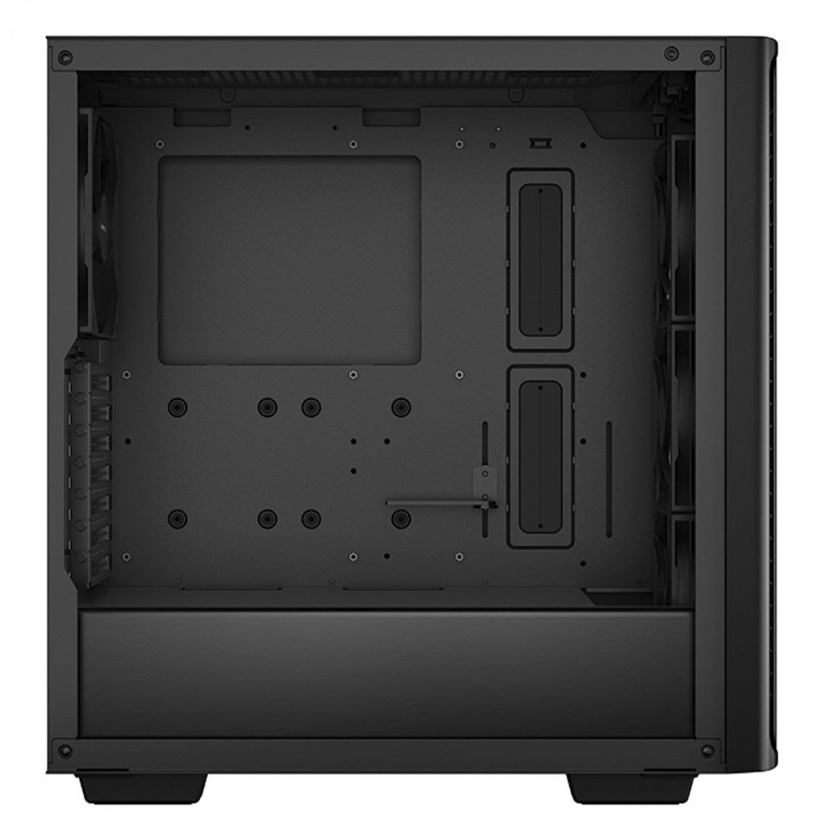 Gabinete Gamer DeepCool CK560, Black, Mid Tower, Vidro Temperado, E-ATX, Sem Fonte, Com 4 Fans, R-CK560-BKAAE4-G-1