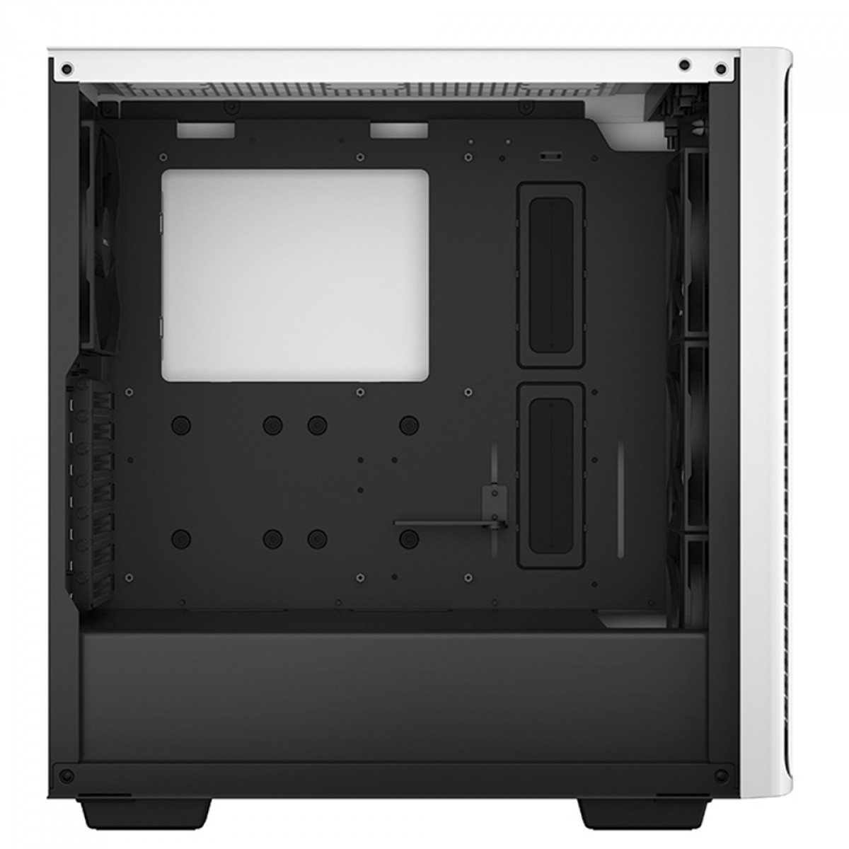 Gabinete Gamer DeepCool CK560 WH, White, Mid Tower, Vidro Temperado, E-ATX, Sem Fonte, Com 4 Fans, R-CK560-WHAAE4-G-1