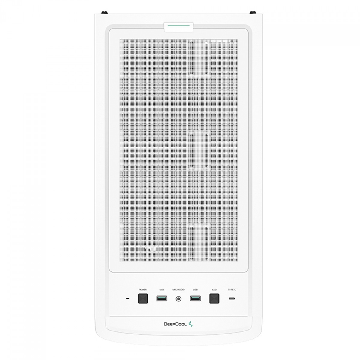 Gabinete Gamer DeepCool CK560 WH, White, Mid Tower, Vidro Temperado, E-ATX, Sem Fonte, Com 4 Fans, R-CK560-WHAAE4-G-1