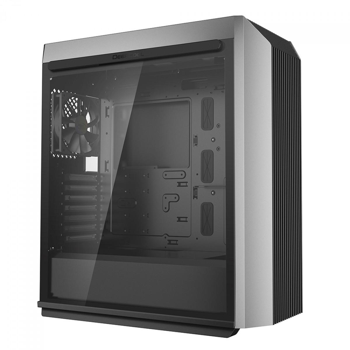 Gabinete Gamer DeepCool, CL500, Mid Tower, Vidro Temperado, Black, Sem Fonte, Com 1 Fan, R-CL500-BKNMA1N-G-1