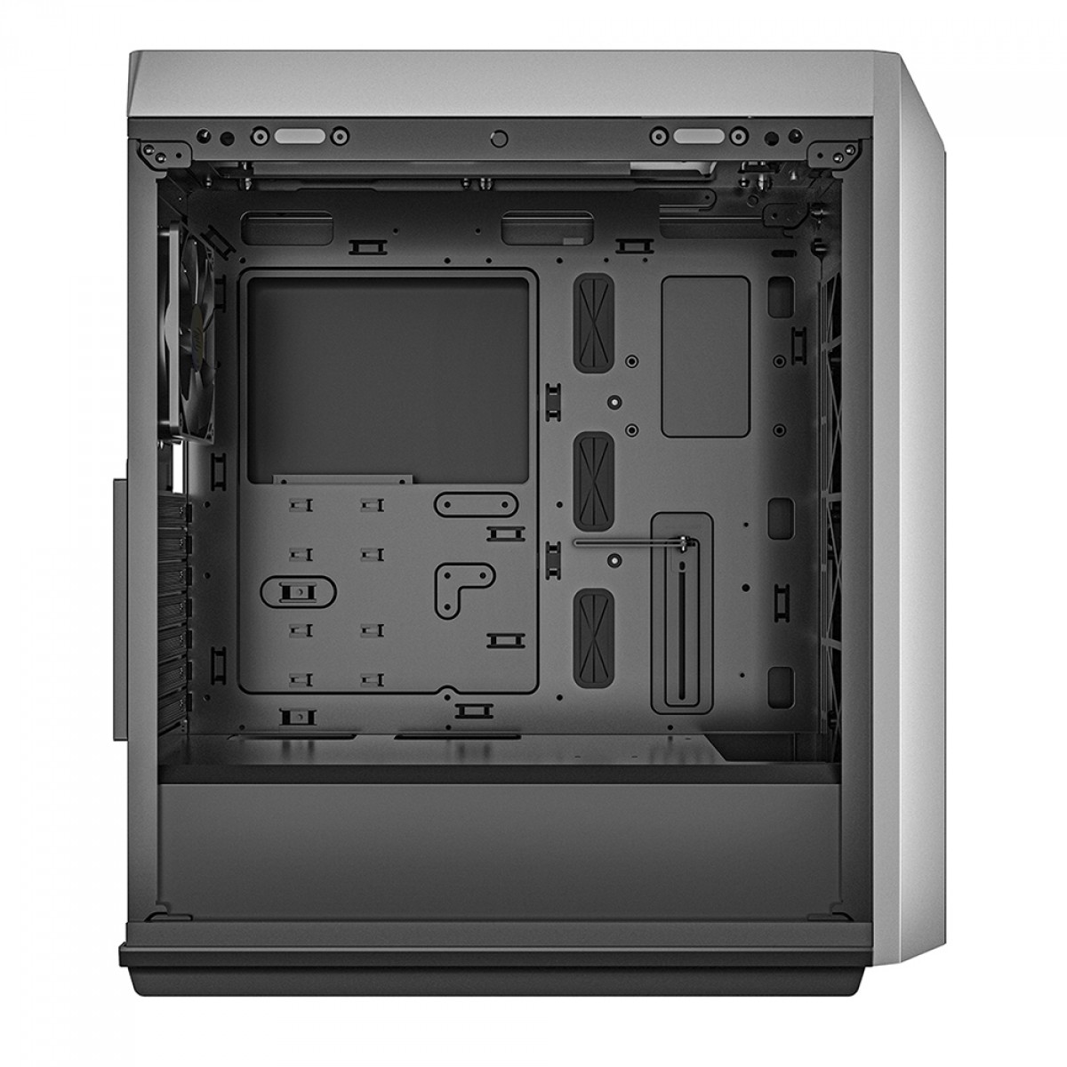 Gabinete Gamer DeepCool, CL500, Mid Tower, Vidro Temperado, Black, Sem Fonte, Com 1 Fan, R-CL500-BKNMA1N-G-1