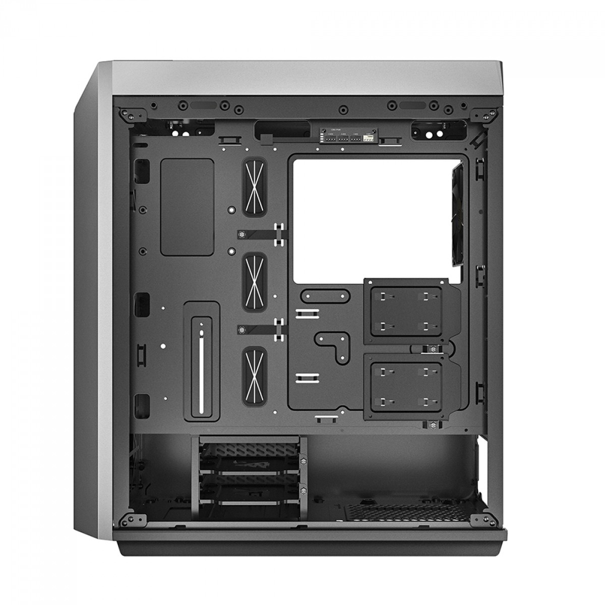 Gabinete Gamer DeepCool, CL500, Mid Tower, Vidro Temperado, Black, Sem Fonte, Com 1 Fan, R-CL500-BKNMA1N-G-1