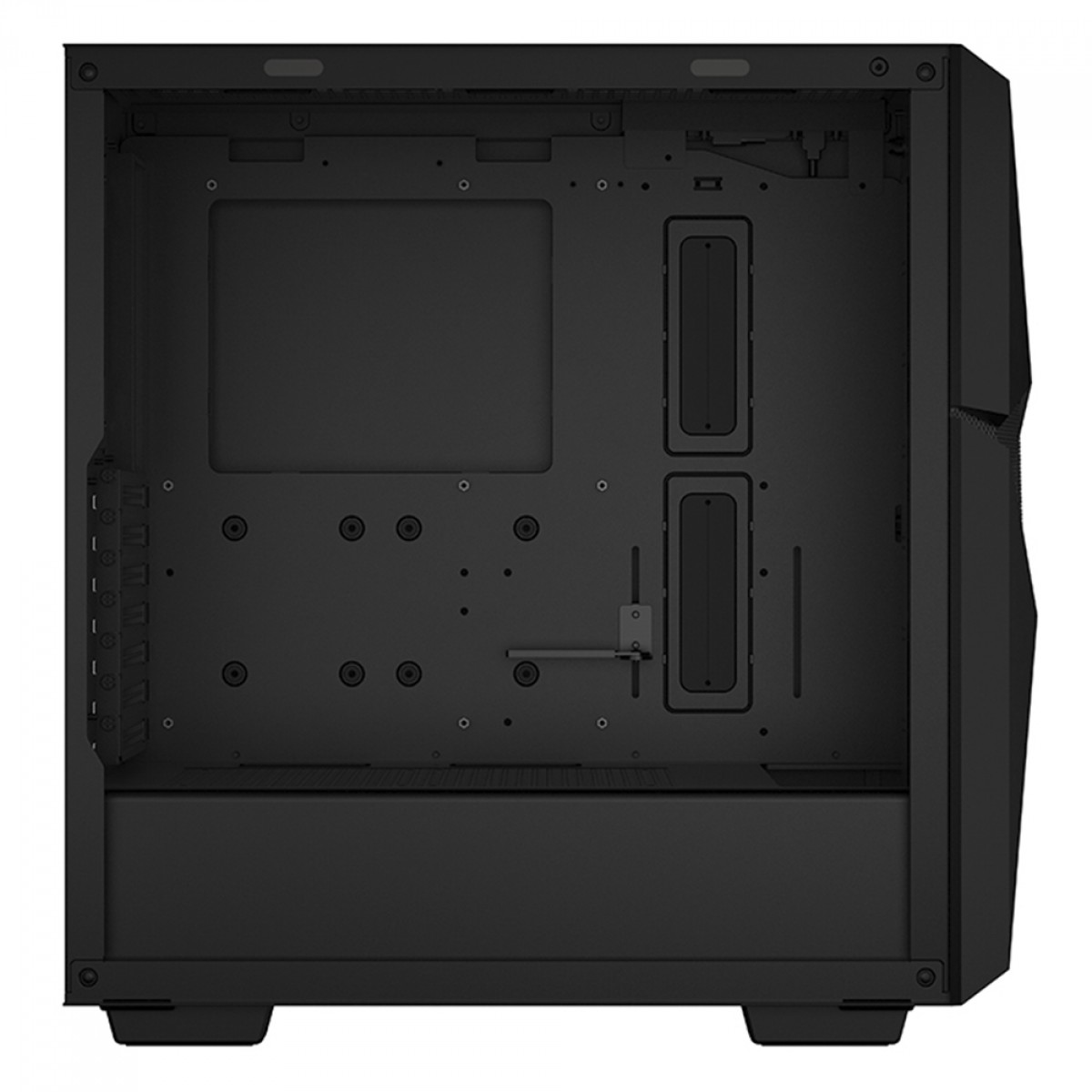 Gabinete Gamer DeepCool Cyclops, Mid Tower, Vidro Temperado, E-ATX, Black, Sem Fonte, Com 1 Fans, R-BKAAE1-C-1