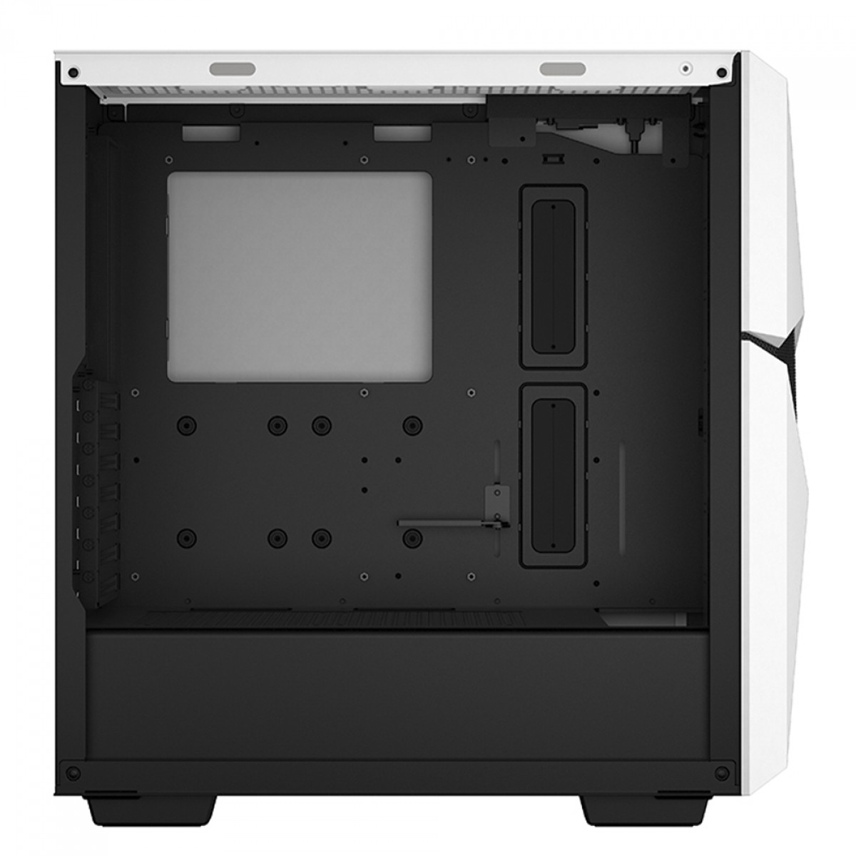 Gabinete Gamer DeepCool Cyclops WH, Mid Tower, Vidro Temperado, E-ATX, White, Sem Fonte, Com 1 Fans, R-WHAAE1-C-1