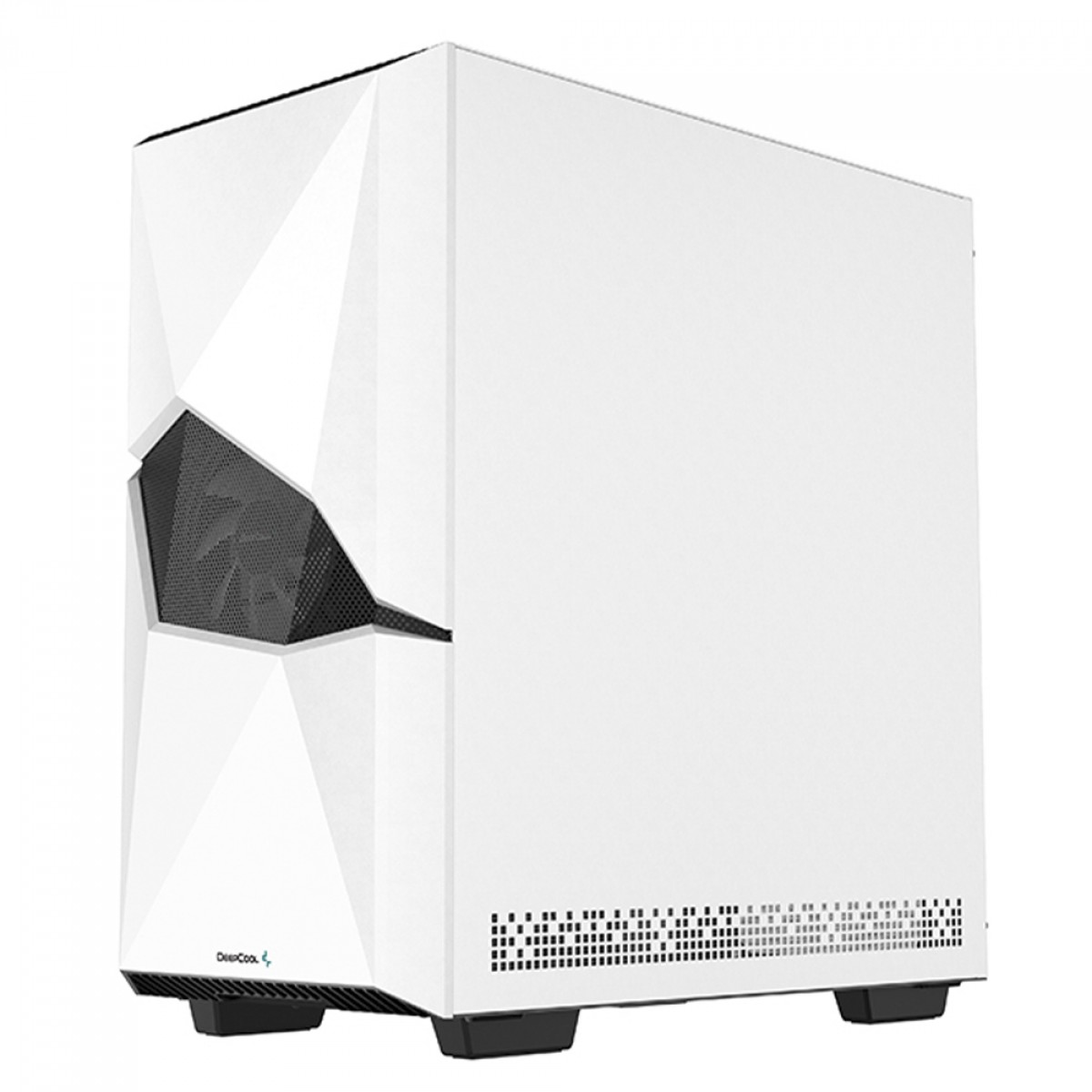 Gabinete Gamer DeepCool Cyclops WH, Mid Tower, Vidro Temperado, E-ATX, White, Sem Fonte, Com 1 Fans, R-WHAAE1-C-1