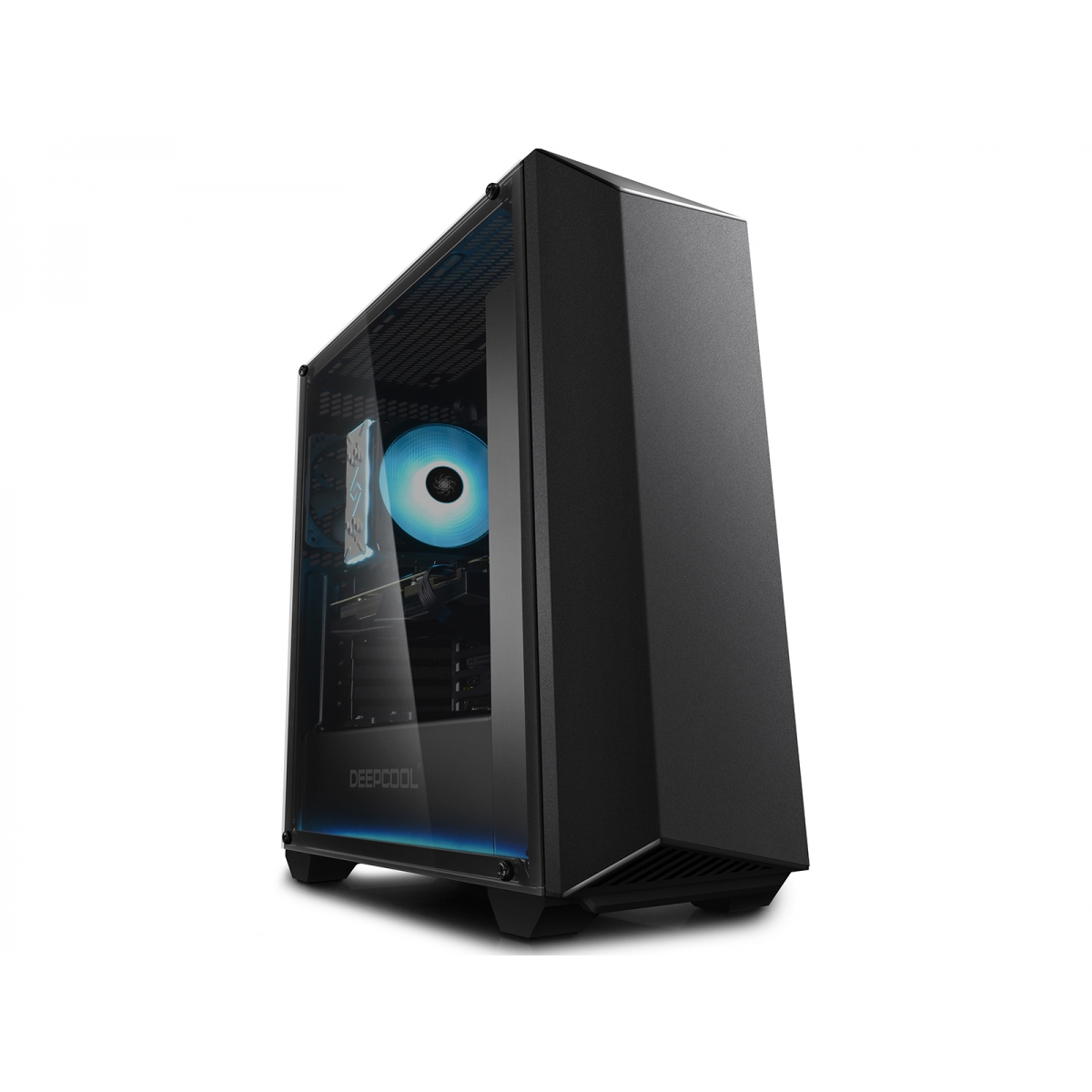 Gabinete Gamer DeepCool Earlkase RGB, Mid Tower, Com 2 Fans, Vidro Temperado, Black, Sem Fonte, EARLKASERGB