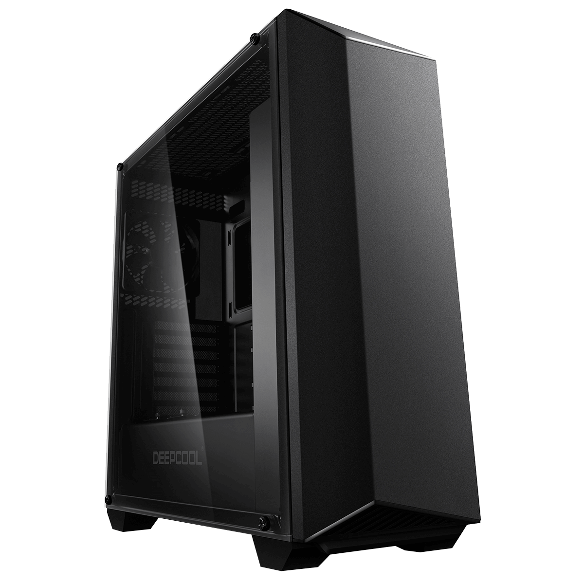 Gabinete Gamer DeepCool Earlkase RGB, Mid Tower, Com 2 Fans, Vidro Temperado, Black, Sem Fonte, EARLKASERGB