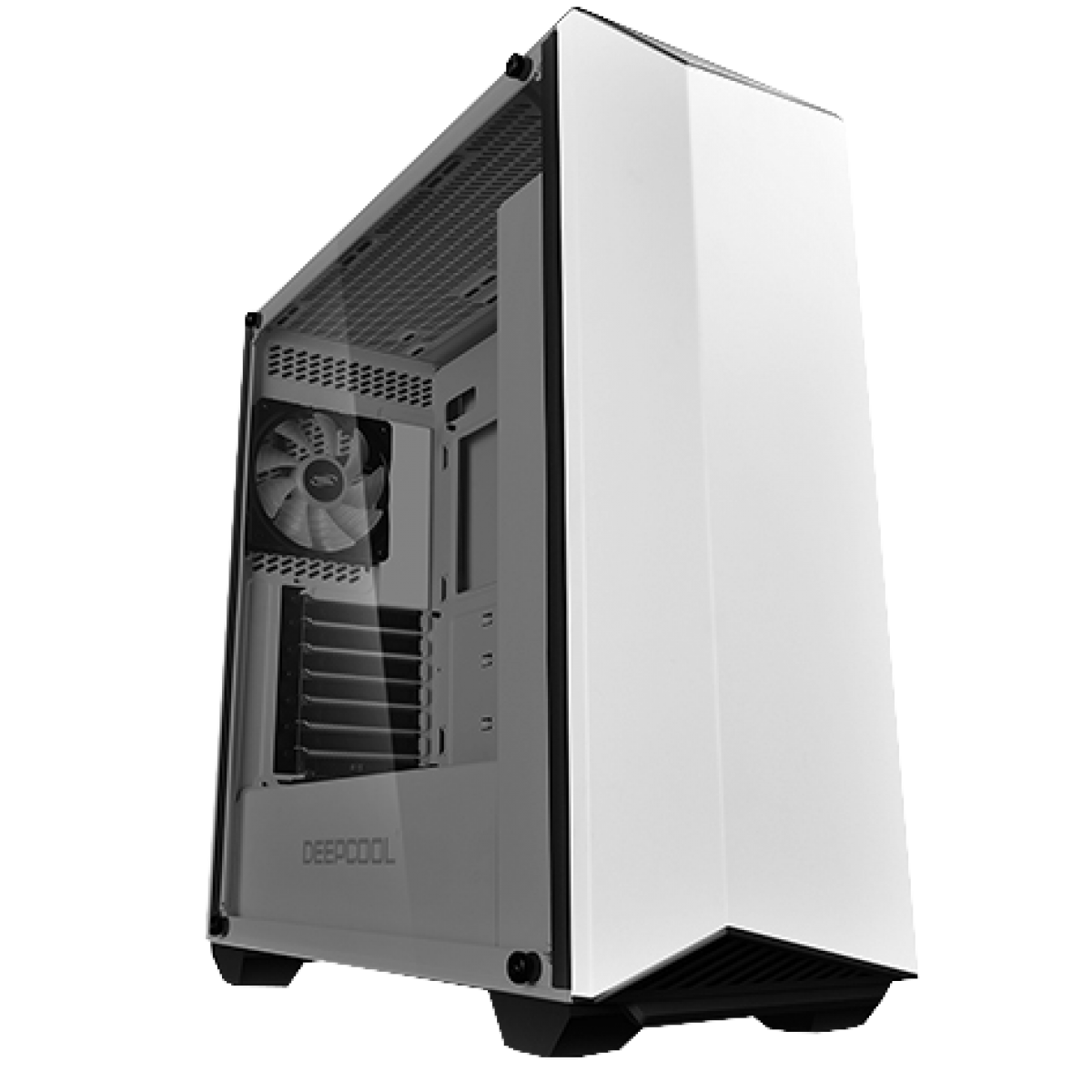 Gabinete Gamer DeepCool Earlkase RGB WH, Mid Tower, Com 2 Fans, Vidro Temperado, White, Sem Fonte, EARLKASERGBWH