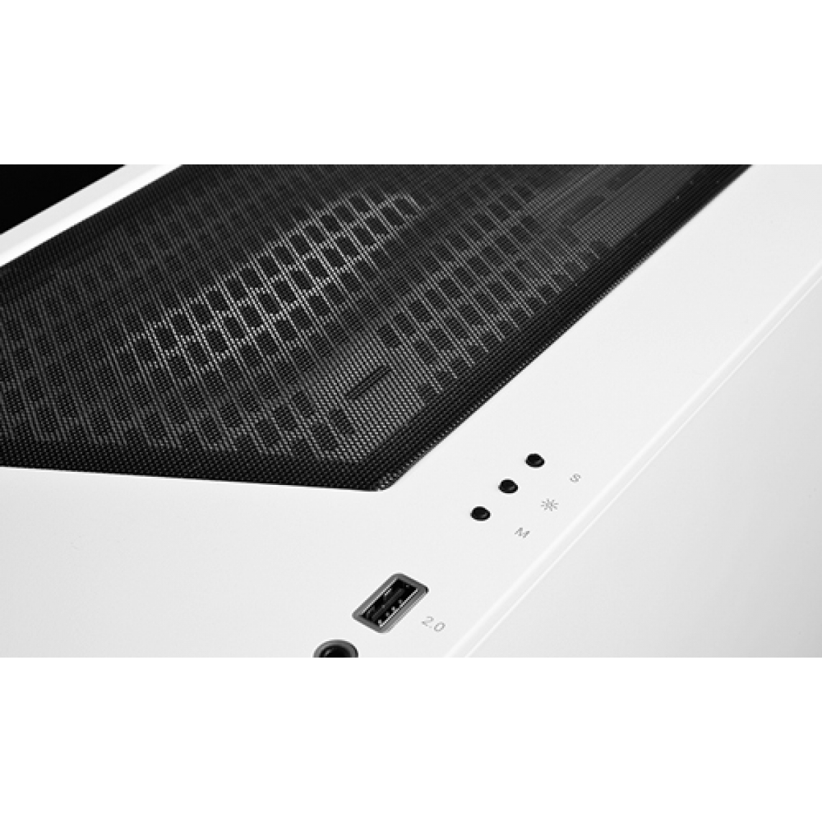 Gabinete Gamer DeepCool Earlkase RGB WH, Mid Tower, Com 2 Fans, Vidro Temperado, White, Sem Fonte, EARLKASERGBWH