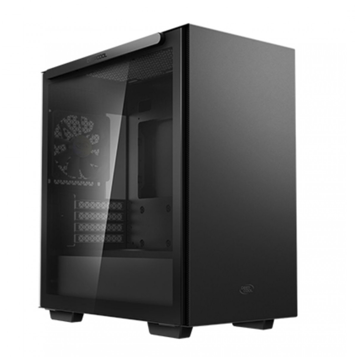 Gabinete Gamer DeepCool Macube 110, Mid Tower, Vidro Temperado, Black, Sem Fonte, Sem Fan, R-MACUBE110-BKNGM0N-B-1
