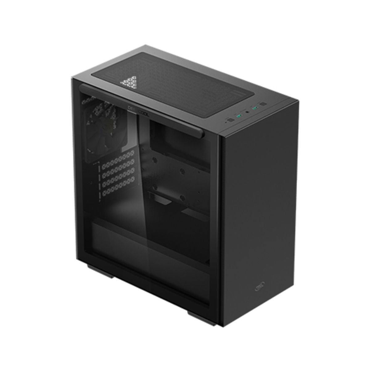 Gabinete Gamer DeepCool Macube 110, Mid Tower, Vidro Temperado, Black, Sem Fonte, Sem Fan, R-MACUBE110-BKNGM0N-B-1