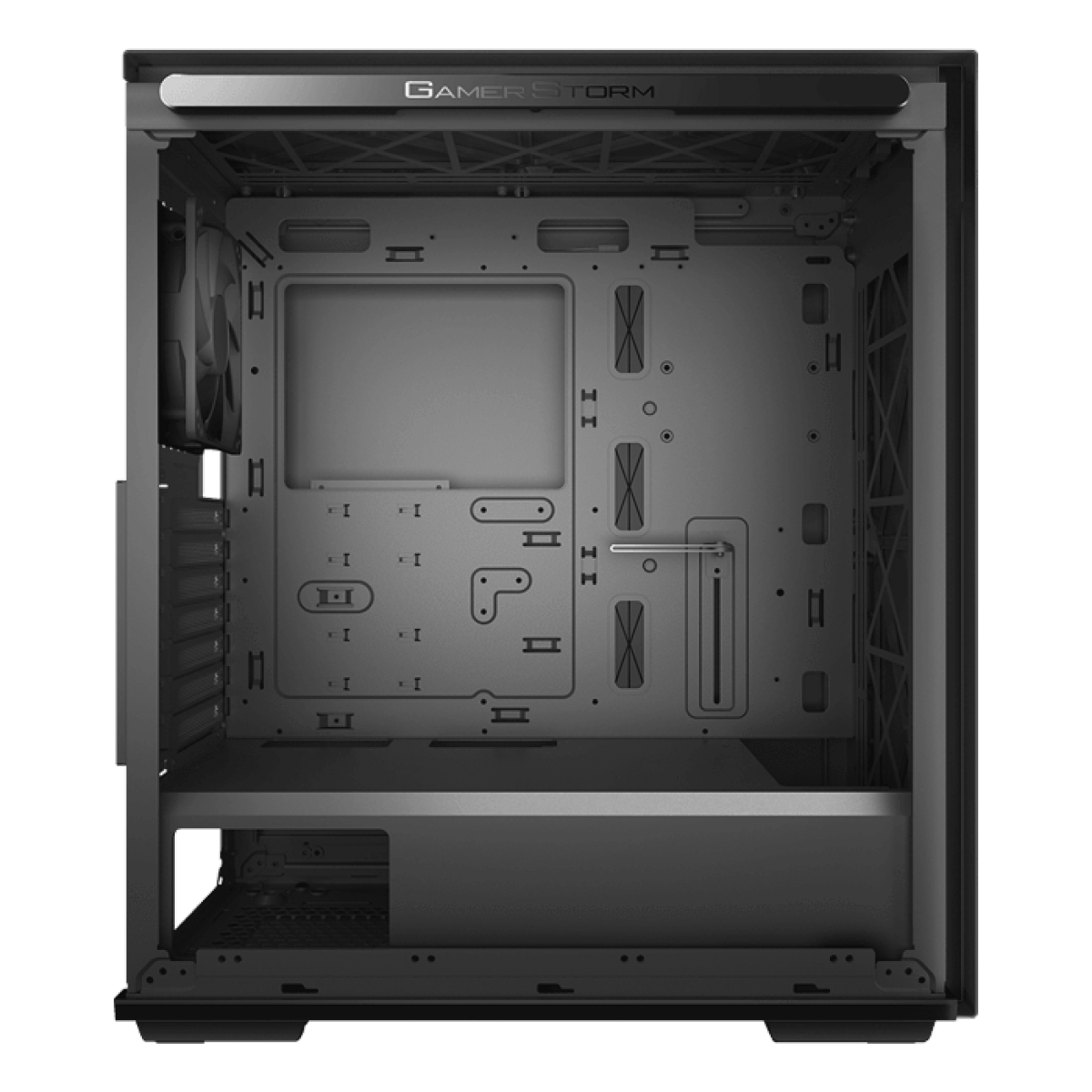 Gabinete Gamer DeepCool Macube 310, Mid Tower, Vidro Temperado, Black, Sem Fonte, Sem Fan, GS-ATX-MACUBE310-BKG0P