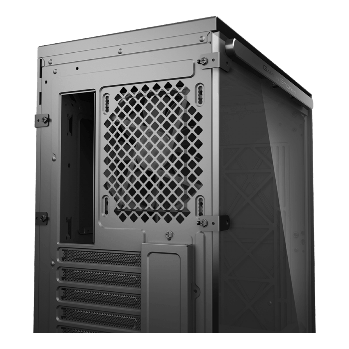 Gabinete Gamer DeepCool Macube 310, Mid Tower, Vidro Temperado, Black, Sem Fonte, Sem Fan, GS-ATX-MACUBE310-BKG0P