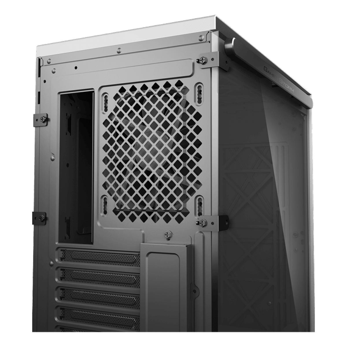 Gabinete Gamer DeepCool, Macube 310, Mid Tower, Vidro Temperado, White, Sem Fonte, Sem Fan, GS-ATX-MACUBE310-WHG0P