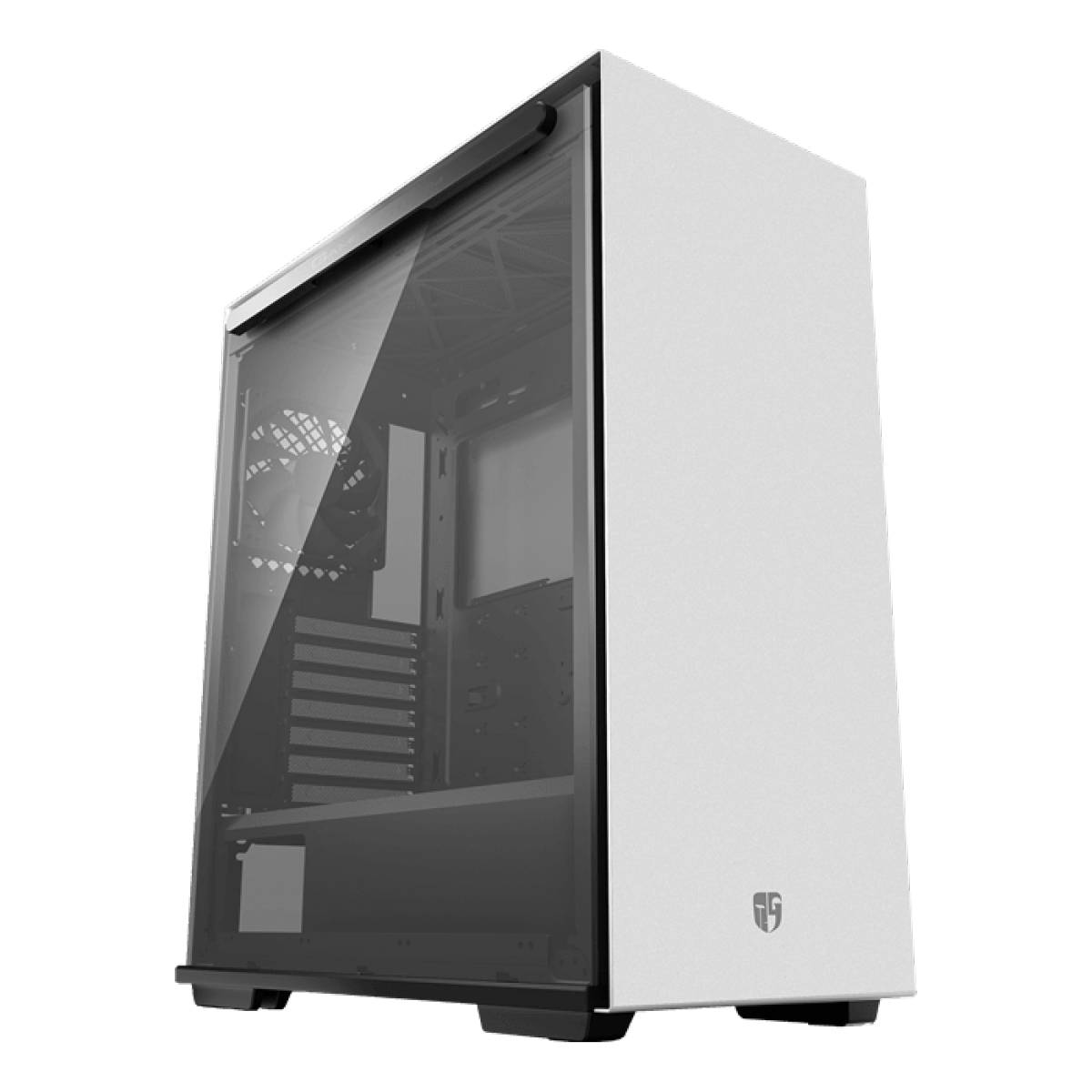 Gabinete Gamer DeepCool, Macube 310, Mid Tower, Vidro Temperado, White, Sem Fonte, Sem Fan, GS-ATX-MACUBE310-WHG0P