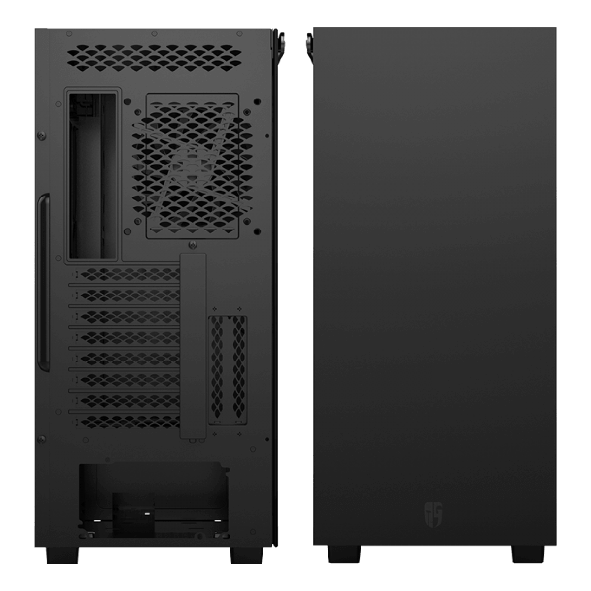 Gabinete Gamer DeepCool, Macube 550, Full Tower, Vidro Temperado, Black, Sem Fonte, Com 1 Fan, GS-ATX-MACUBE550-BKG0P