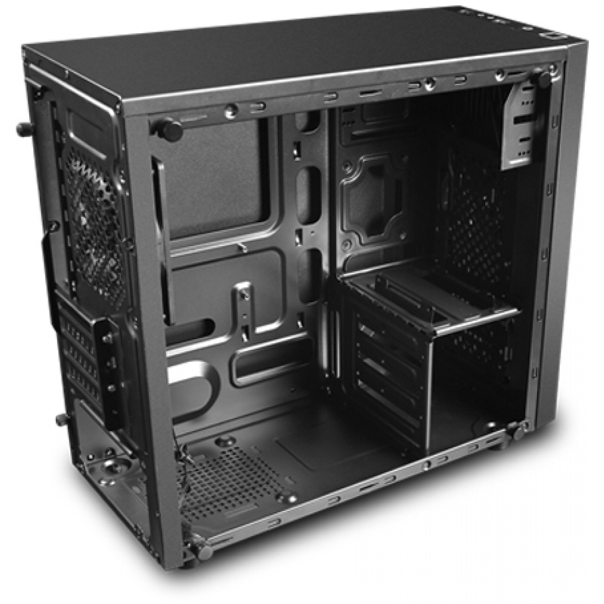 Gabinete Gamer DeepCool Matrexx 30, Mini Tower, Vidro Temperado, Black, Sem Fonte, DP-MATX-MATREXX30