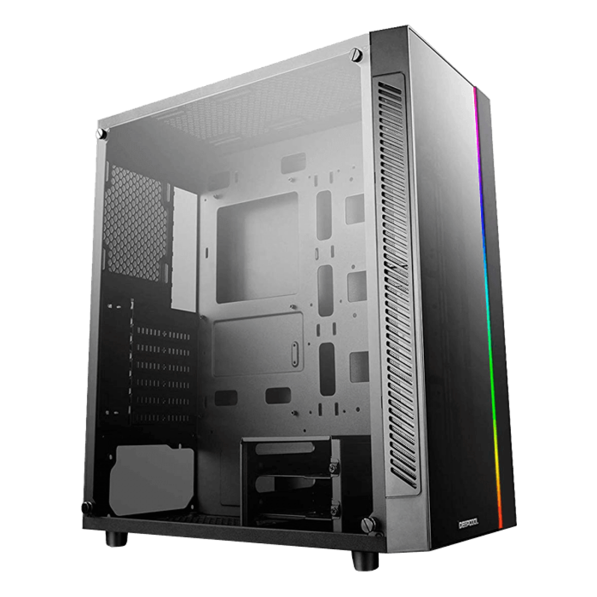 Gabinete Gamer DeepCool MATREXX 55 ADD-RGB, Mid Tower, S-Fan, Vidro Temperado, Black, S-Fonte, MATREXX 55 ADD-RGB BLACK