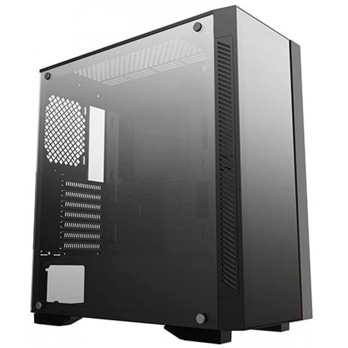 Gabinete Gamer DeepCool MATREXX 55 ADD-RGB V3, Mid Tower, Vidro Temperado, Black, Sem Fonte, Sem Fan