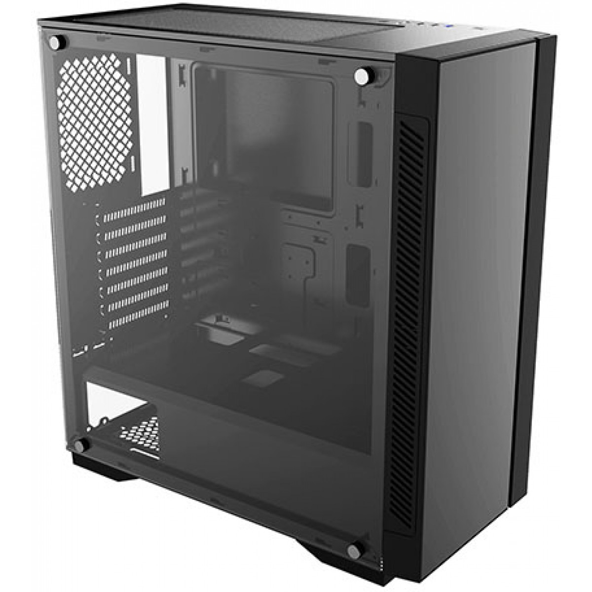 Gabinete Gamer DeepCool MATREXX 55 ADD-RGB V3, Mid Tower, Vidro Temperado, Black, Sem Fonte, Sem Fan