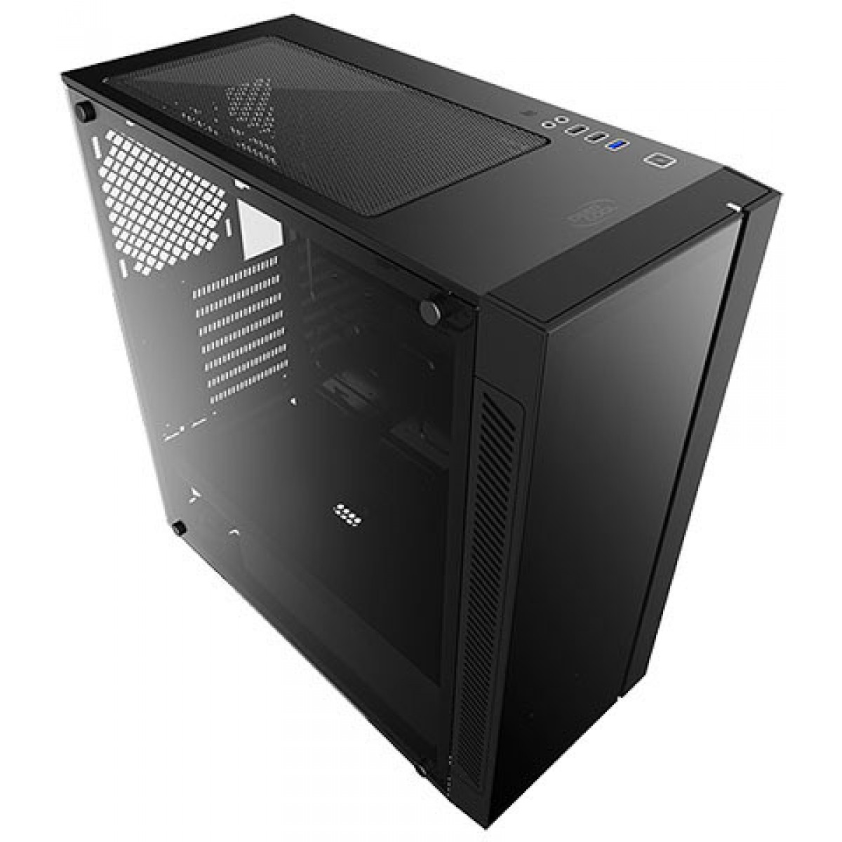 Gabinete Gamer DeepCool MATREXX 55 ADD-RGB V3, Mid Tower, Vidro Temperado, Black, Sem Fonte, Sem Fan