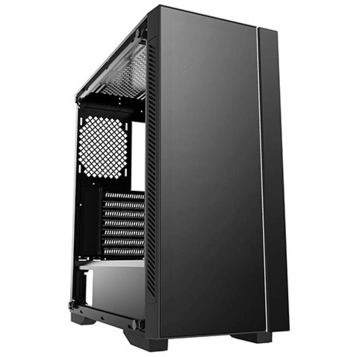 Gabinete Gamer DeepCool MATREXX 55 ADD-RGB V3, Mid Tower, Vidro Temperado, Black, Sem Fonte, Sem Fan