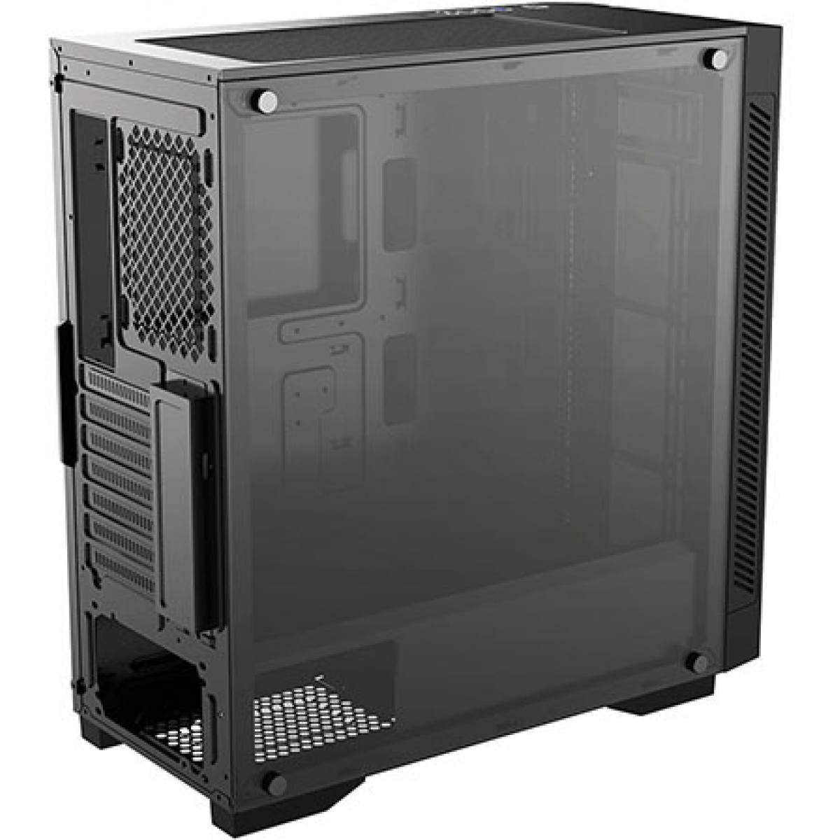 Gabinete Gamer DeepCool MATREXX 55 ADD-RGB V3, Mid Tower, Vidro Temperado, Black, Sem Fonte, Sem Fan