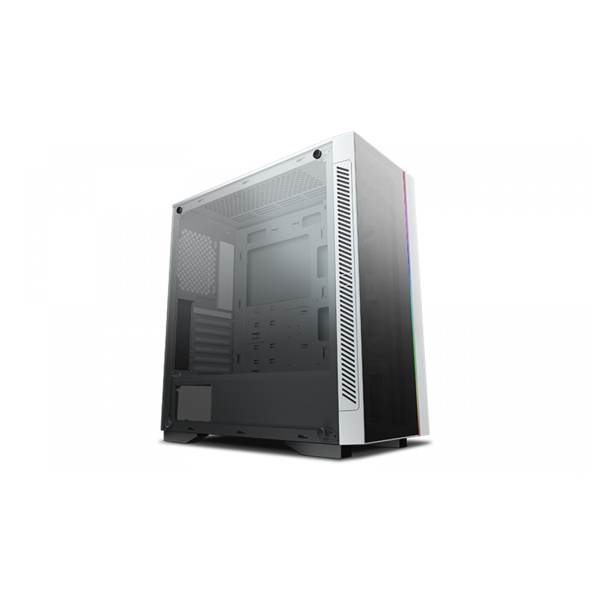 Gabinete Gamer DeepCool MATREXX 55 ADD-RGB V3 WH 3F, Mid Tower, Vidro Temperado, White, Com 3 fans RGB, Sem Fonte