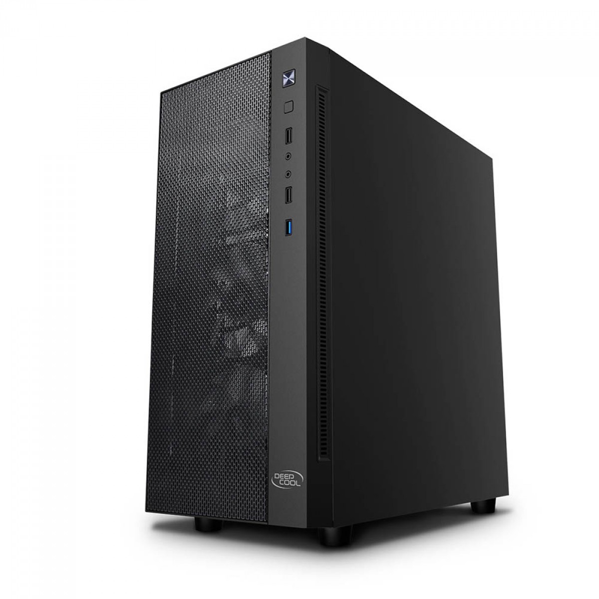 Gabinete Gamer DeepCool Matrexx 55 Mesh ADD-RGB 4F, Mid Tower, RGB, Vidro Temperado, Black, E-ATX, Sem Fonte, Com 4 Fans