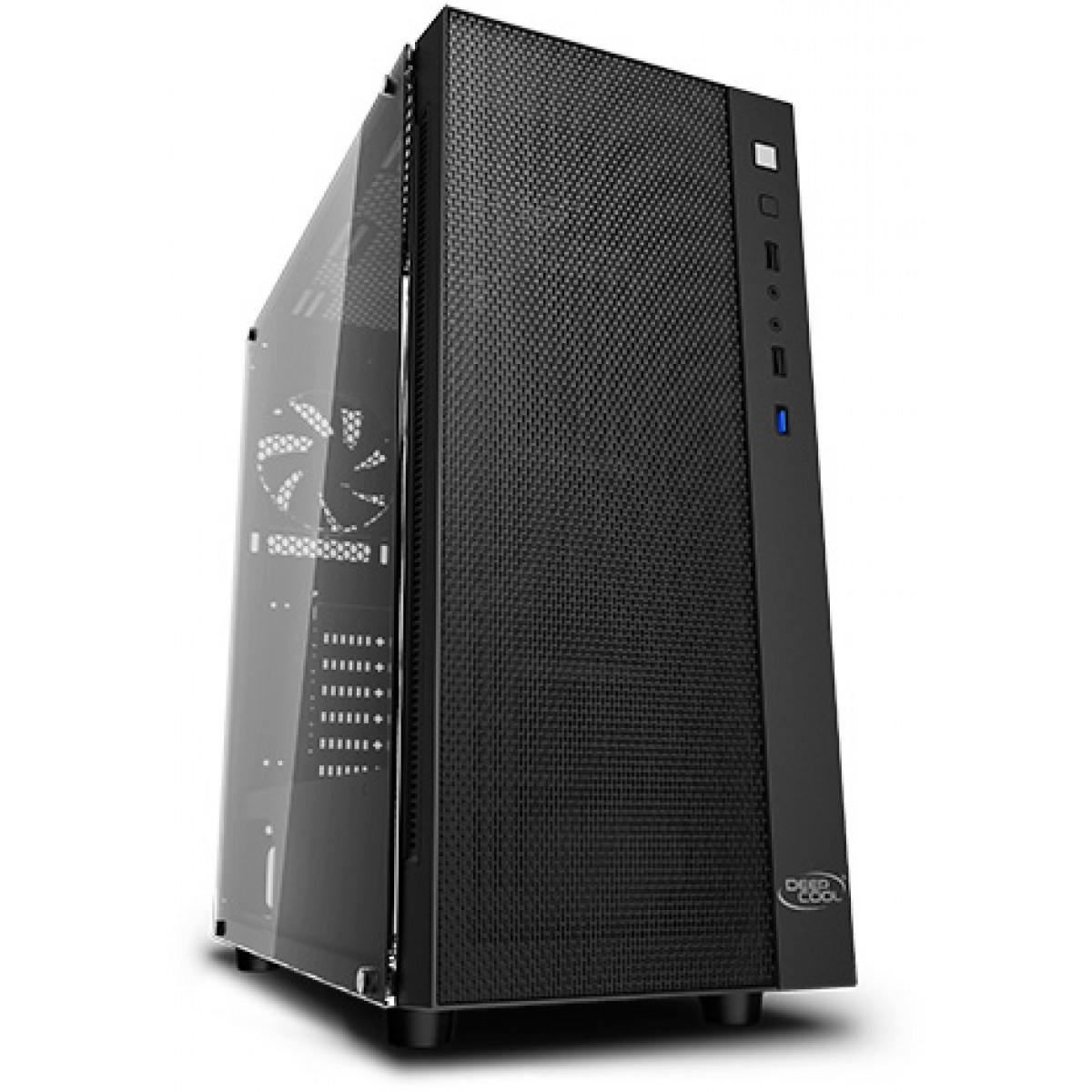 Gabinete Gamer DeepCool Matrexx 55 Mesh, Mid Tower, Vidro temperado, Black, Sem Fonte, Sem Fan, DP-ATX-MATREXX55-MESH