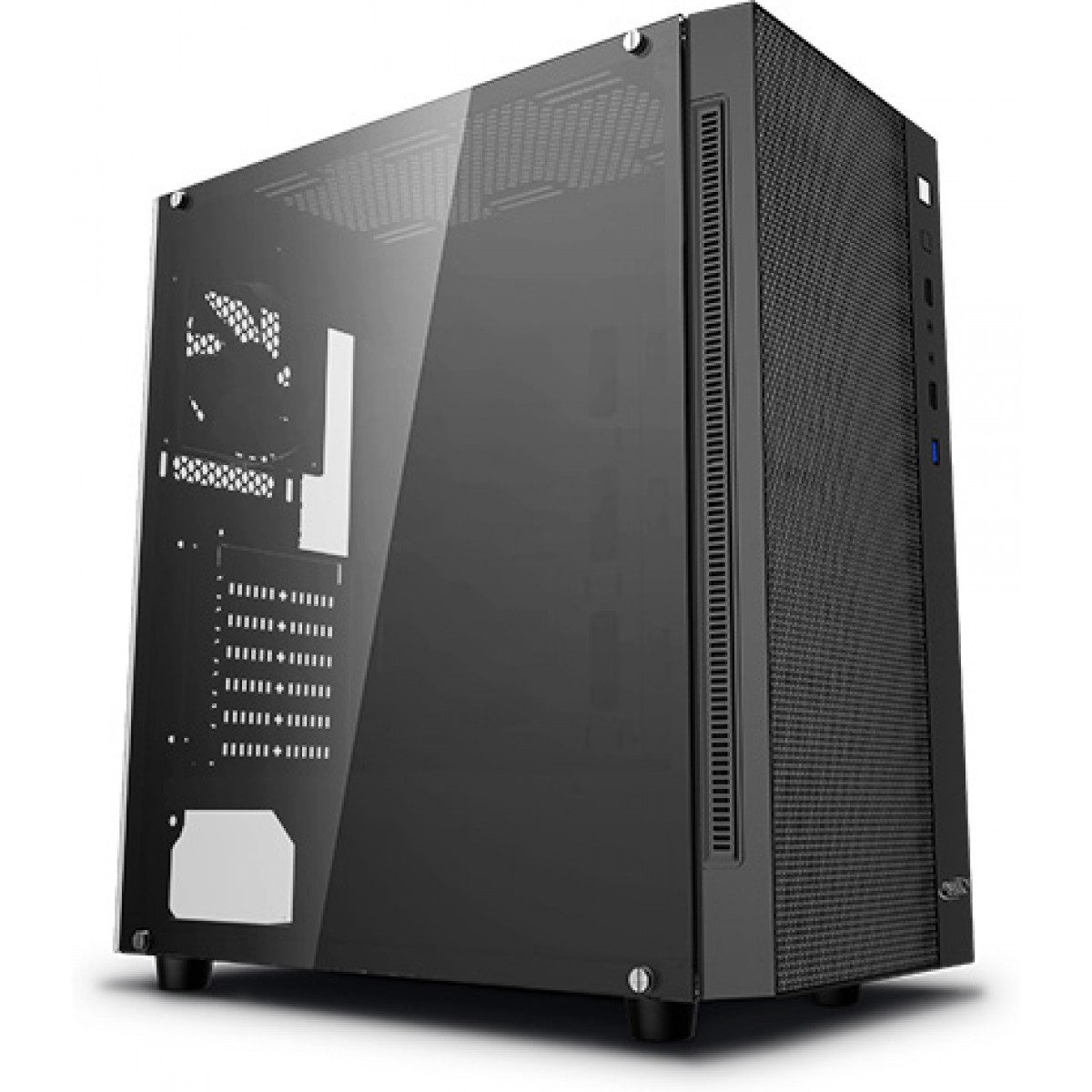 Gabinete Gamer DeepCool Matrexx 55 Mesh, Mid Tower, Vidro temperado, Black, Sem Fonte, Sem Fan, DP-ATX-MATREXX55-MESH
