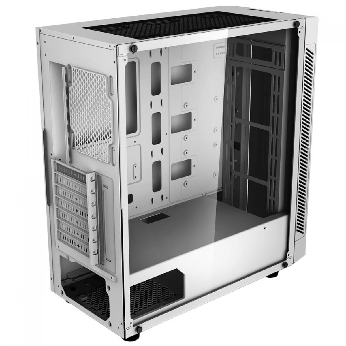 Gabinete Gamer DeepCool Matrexx 55 V3, ARGB, Mid Tower, Vidro Temperado, White, Sem Fonte, Sem Fan, DP-ATX-MATREXX55-AR-WH