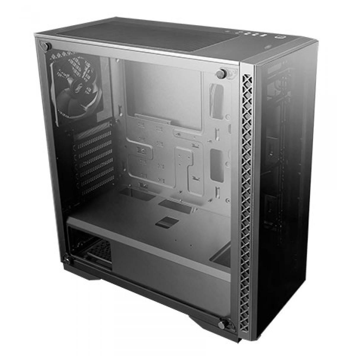 Gabinete Gamer DeepCool Matrexx 50, Mid Tower, ARGB, Vidro Temperado, Black, DP-ATX-MATREXX50-AR-4F-NE, Sem Fonte, Com 4 Fans